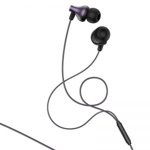 hoco m74 classic universal earphones with mic combination set front