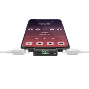 hoco ls27 apple dual lightning digital audio converter light metal gray connection 300x300 1
